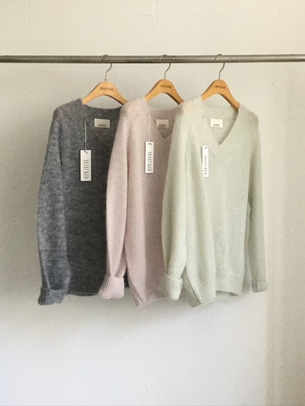 馬海毛針織上衣 Mohair knit top