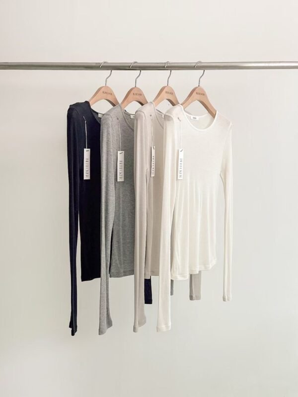 天絲長袖Tee Tencel Long-Sleeve Basic Tee